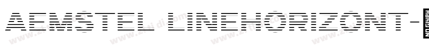 Aemstel LineHorizont字体转换